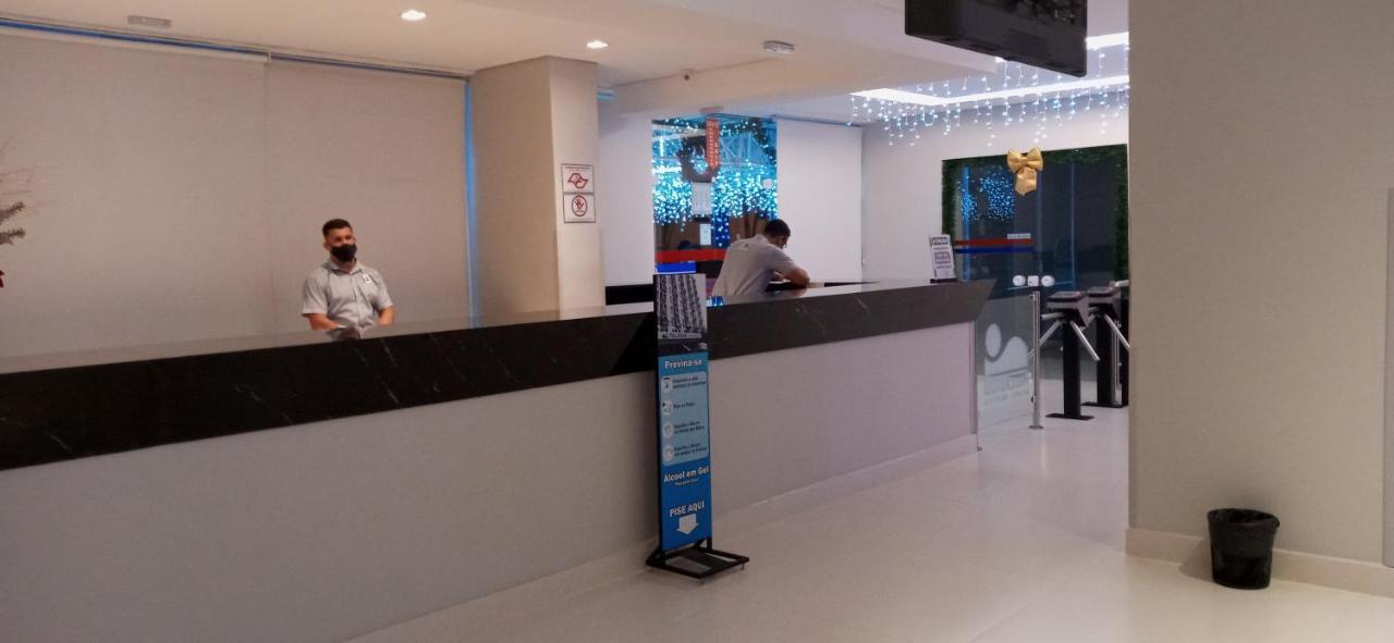 Apartamento Tipo Flat Palladium Service São Vicente Exterior foto